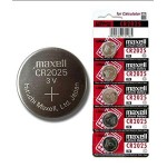 Maxell CR2016 3V Lithium Coin Battery (5 Pieces)